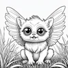 20 Page Adorable Fantasy Creatures Coloring Book For Adults And Teens Featuring Cartoon Cute Creatures Graffiti Painting Drawing 4