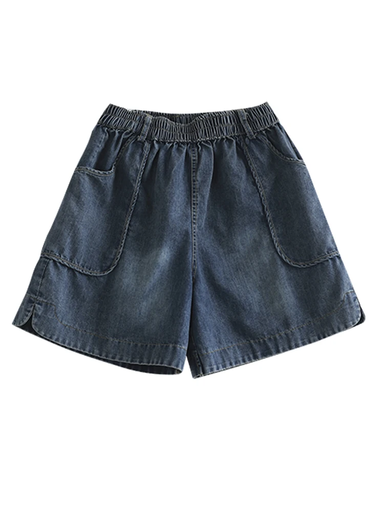 Vintage High Waist Women \' s Denim Shorts 2023 Korean Style Aesthetic Clothing Cheap Stuff Hot Pants Short  Hotpants
