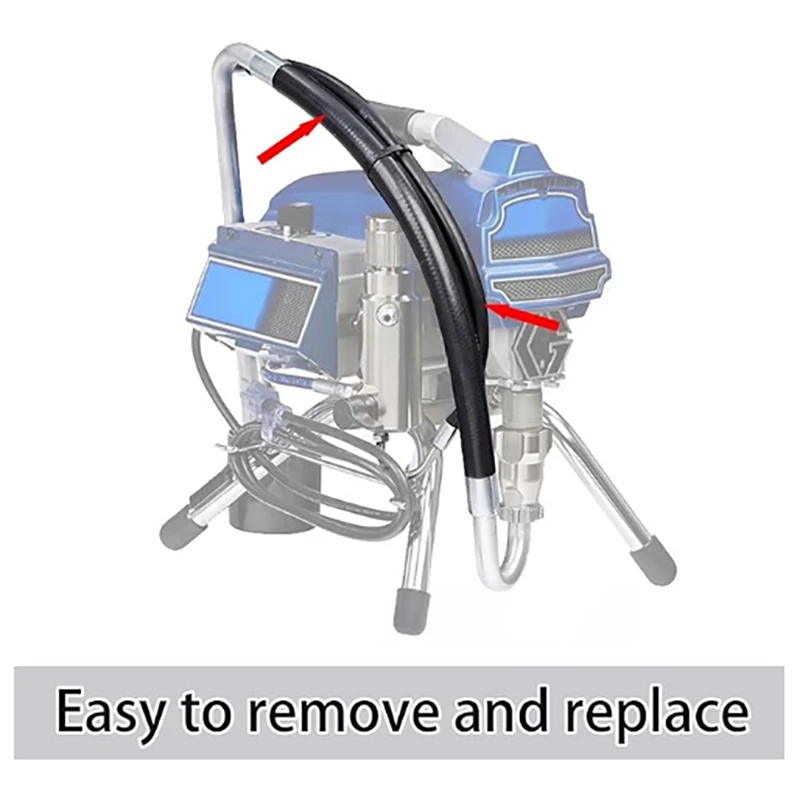 Stainless Steel suction hose & Reflux Line Sets,Airless Paint Sprayer Accessories,Compatible with G r a c 390 395 490 495 595