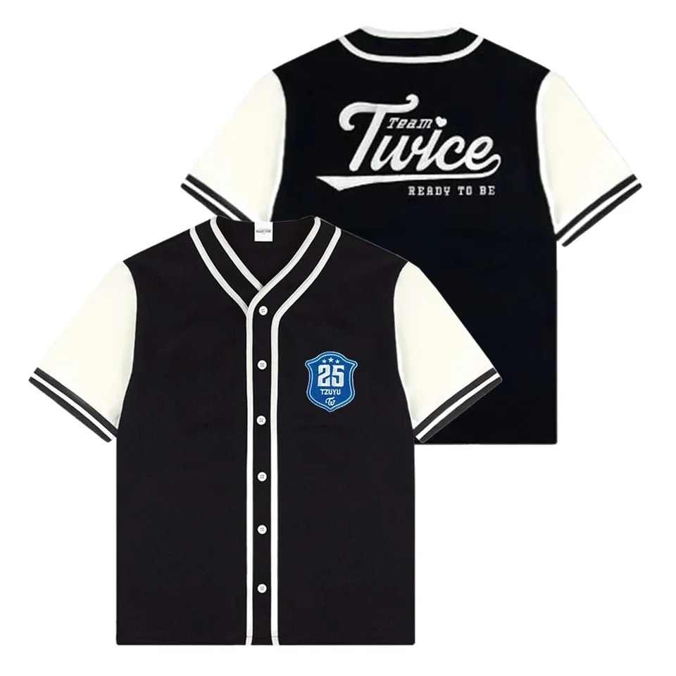 KPOP TWICE READY TO BE Baseball Shirt Men Women Hipster Hip Hop