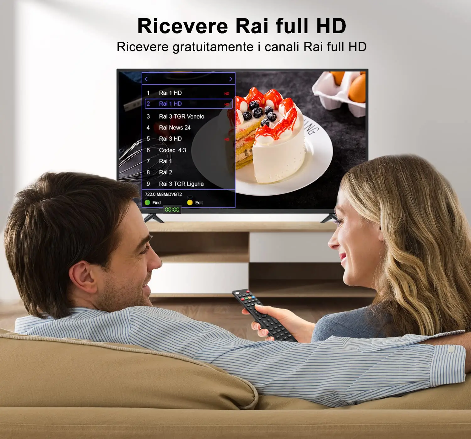 Фото Цифровой спутниковый декодер DVB T2 H265 HEVC Scart TV приемник UBISHENG HD DVB-T2 PVR TV тюнер с 2-в-1 пультом дистанционного управления №3