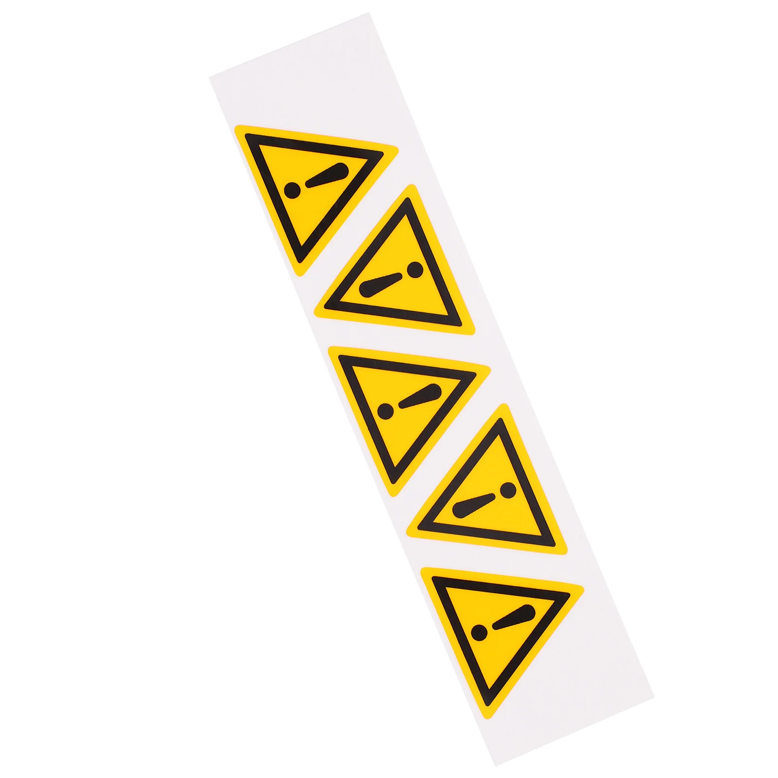 

5 Pcs Danger Exclamation Mark Self Adhesive Warning Sign Sticker for Safety Triangle Danger Caution Sign Caution Car Triangle