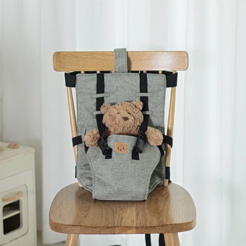 High Chair Straps Embroidery Baby Harness Belt Foldable Baby Security Belt Chair Backrest