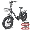 Electric Bike 20 Inch Foldable 4.0 Fat Tire Ebike 48V1000W Electric Bicycle 250W Mountain Power Assisted Electric Men's Bike 1