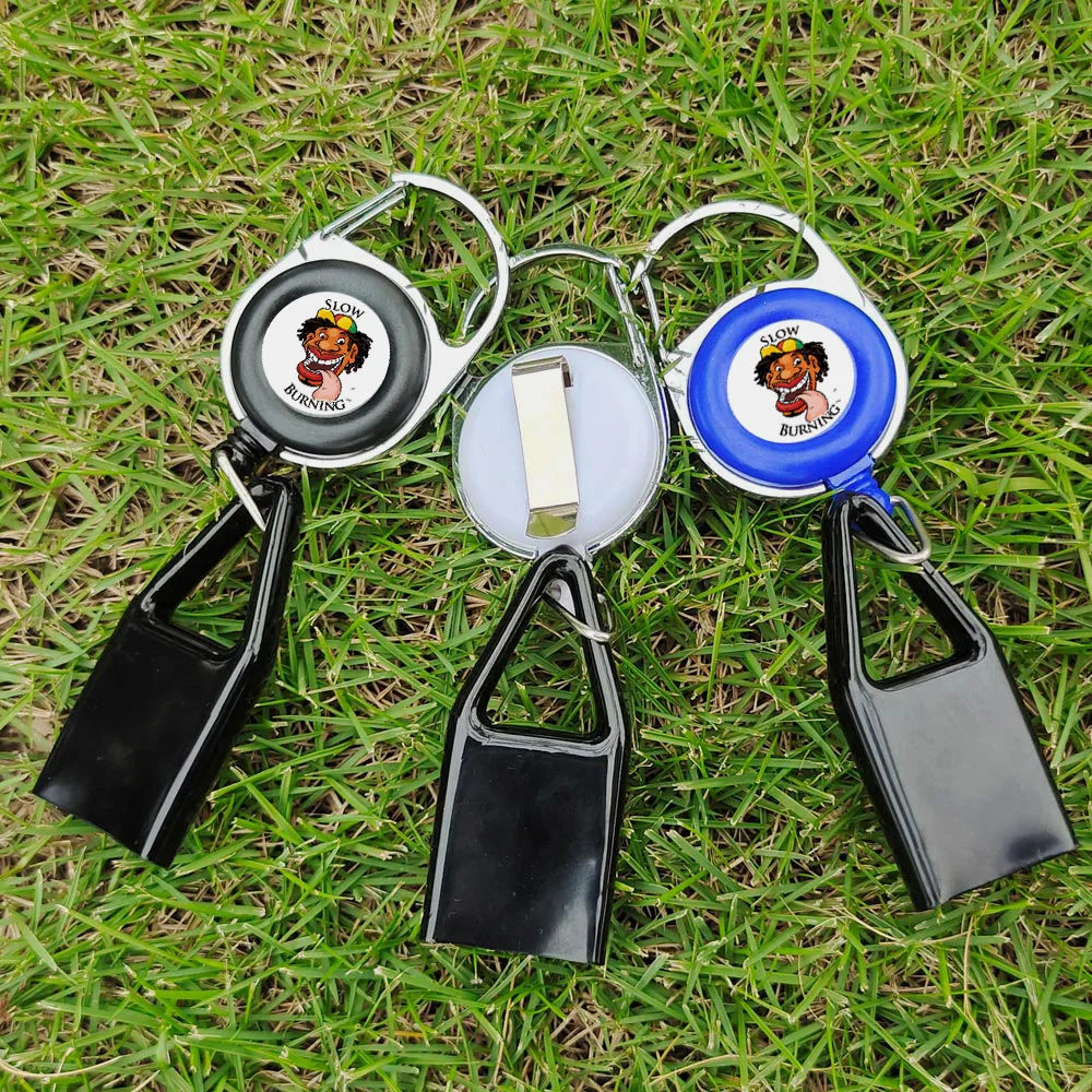 

HONEYPUFF Fancy Sticker Silicone Lighter Cover Wrapped For Regular Size Lighter Holder Sleeve Cover Clip Keychain Lighter Holder