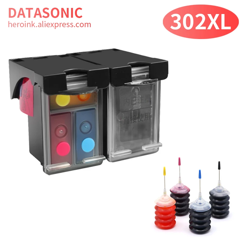 302Xl Compatibile Per Hp302 Xl Hp302 Cartuccia Di Inchiostro Deskjet 1110 1112 2130 2135 1110 3630 3632 3830 3831 3833 4650 4654 Stampante