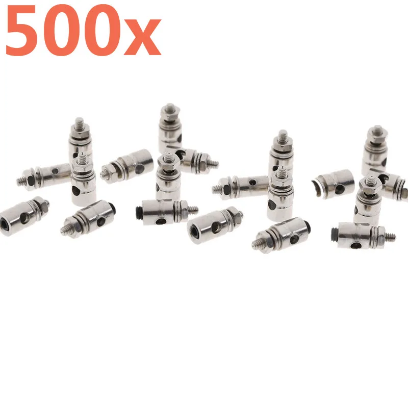 500pcs Rc Airplane Pushrod Linkage Stoppers Servo Connectors D1.2mm D1