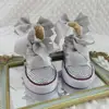 Customized Your Name Original Kid Canvas Shoes Sparkle Rhinestone cow Inspired Baby Girl Handmade Gift Crystal Flats Sneakers 3