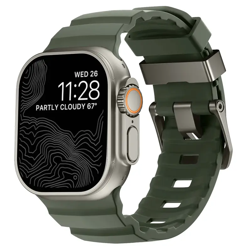 Trail Silicone Band for Apple Watch Ultra 3 2 49mm Strap 46mm 45mm 44mm Sport Bracelet for iWatch Series 11 10 Ultra 9 8 7 6 SE3 - Image 7