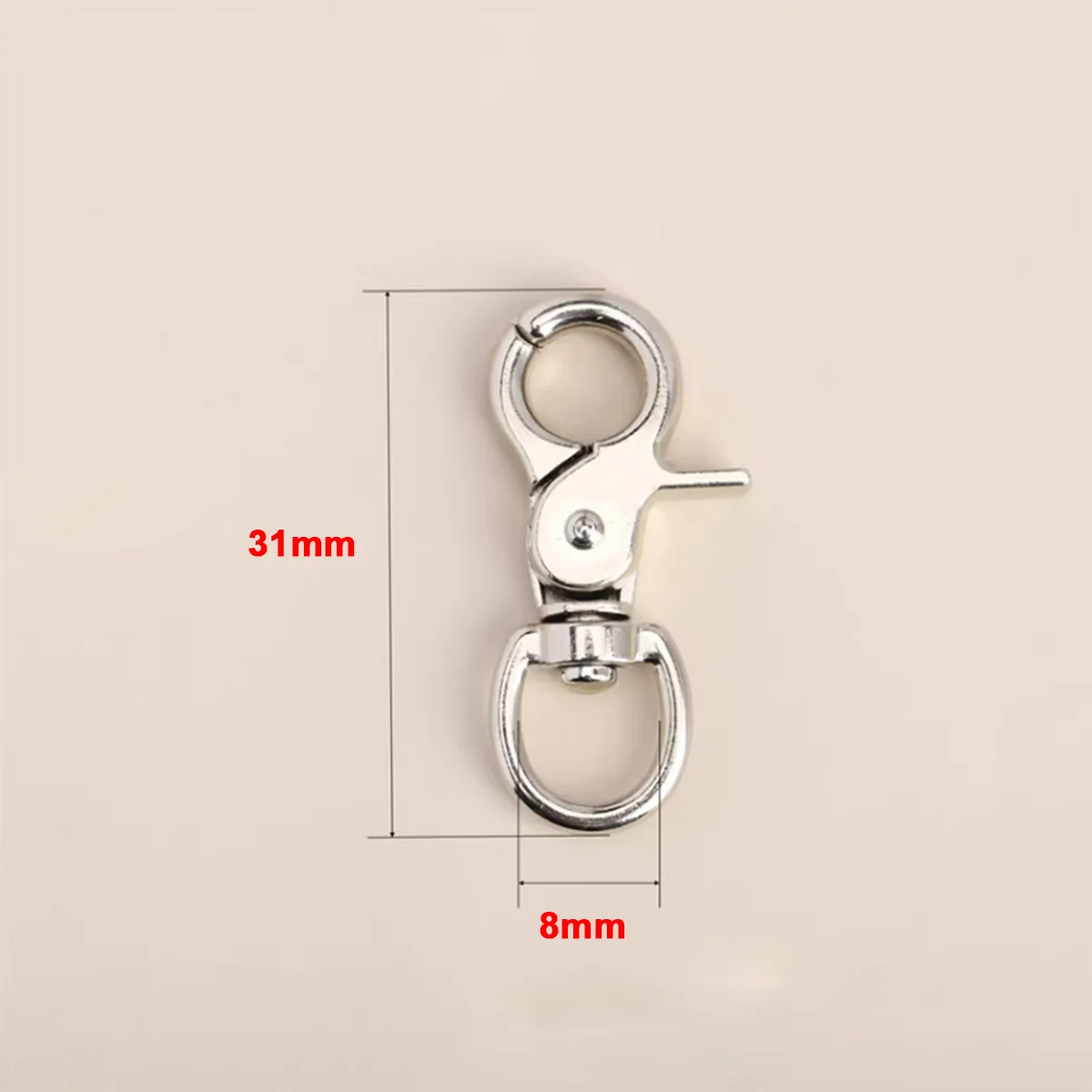 

High Quality Diy Bag Accessories Zinc Alloy Dog Buckle/Key Hardware Lobster Buckle