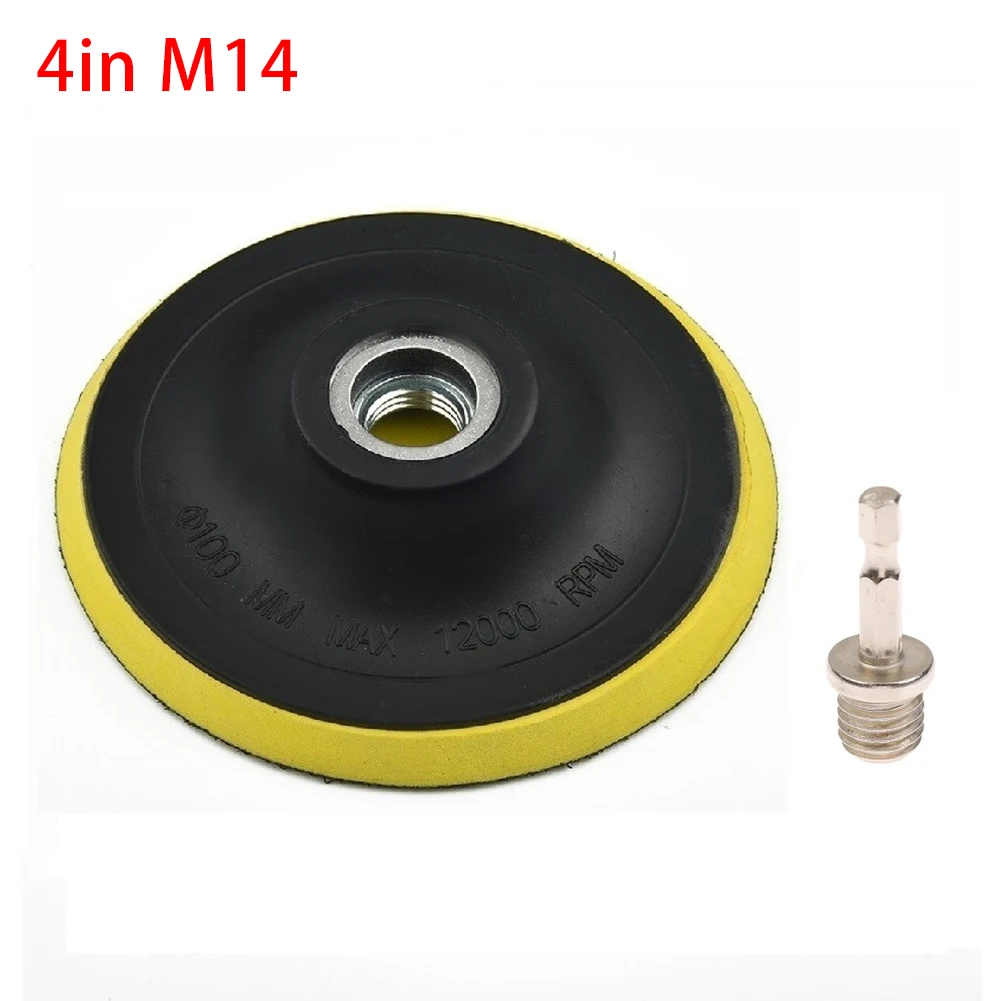 3/4/5/6/7 Inch Sanding Disc Backing Pad With 10/14mm Drill Rod Self-adhesive Sander Pad Electric Polishing Machine Accessories