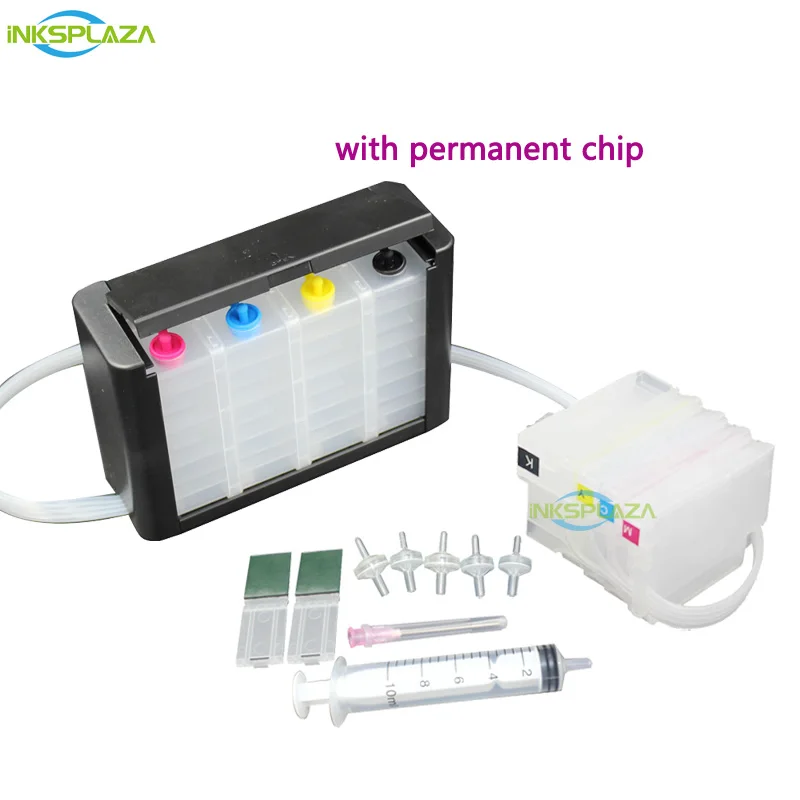 CISSPLAZA compatible for HP932 933 luxury CISS replacement for hp6100 6600 6700 7110 7610 7612 printer with chip 932 933