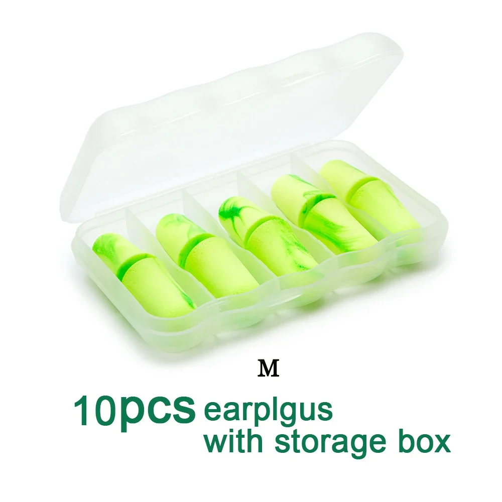 Soundproof Sleeping Earplugs - Soft, Slow Rebound, Anti-Noise Protection