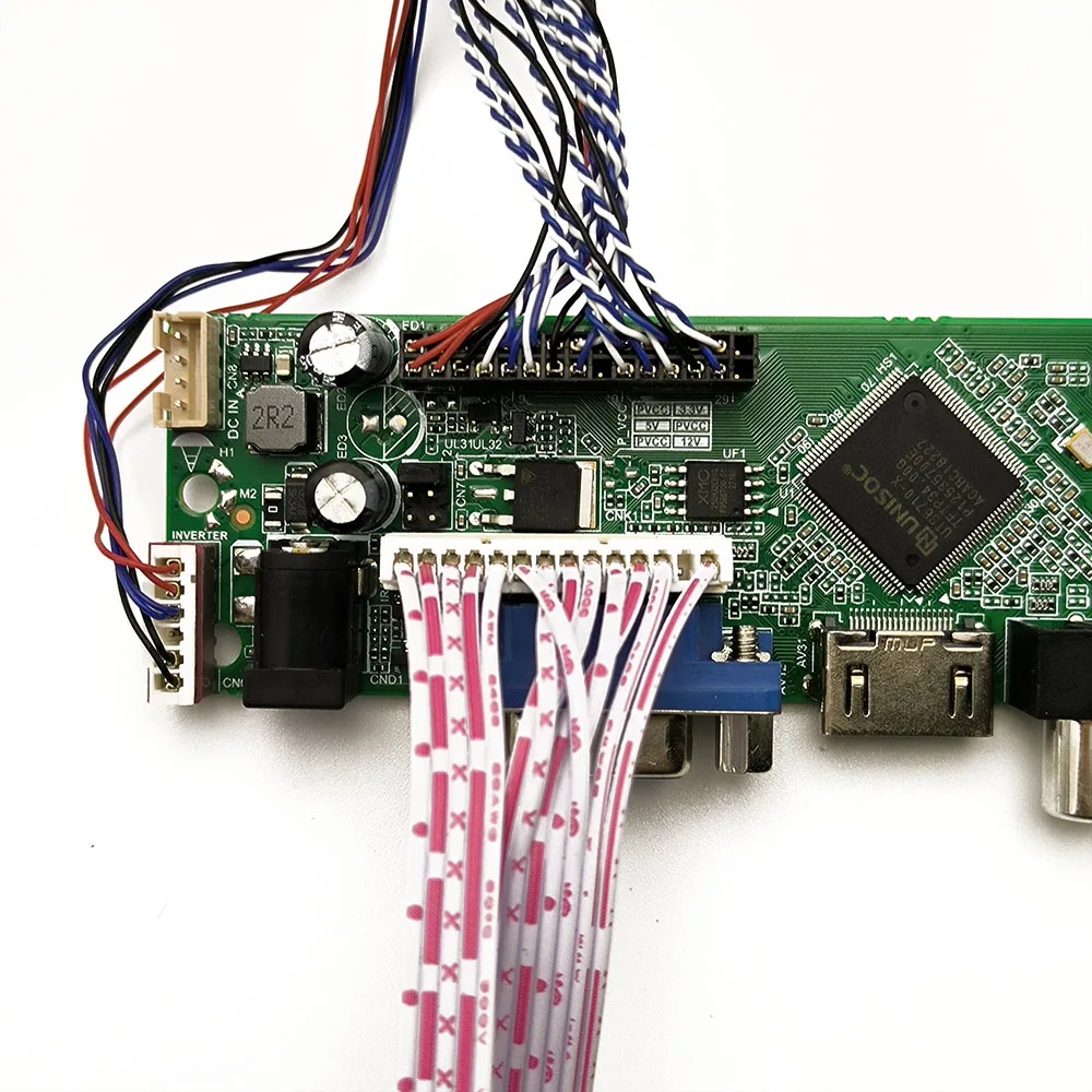 LCD LED ũ Ʈѷ ̹ , B140XW03 V0 V1 V2  TV, HDMI, VGA, USB, 1366X768, 40 