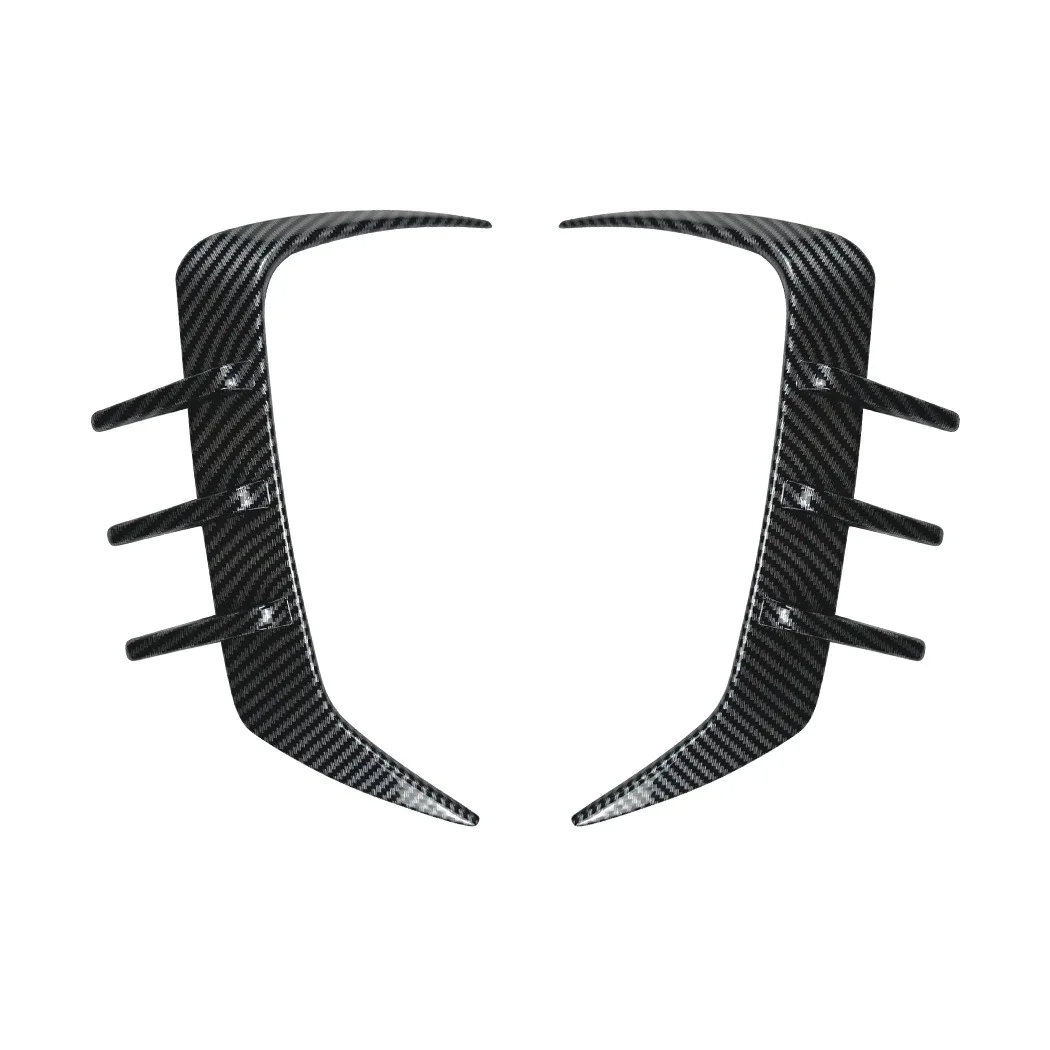 BMW 5 시리즈 I5 G60 M 스포츠 2024-2025 차량용 ABS 카본 파이버 리어 에어 나이프 에어 아웃렛 차량 스티커 외장 액세서리