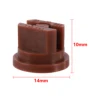 20PCS Flat Fan Nozzle 110 Degree Plastic Nozzle High Pressure Atomizing Fan Nozzle for Industrial Agriculture Irrigation Nozzle 2