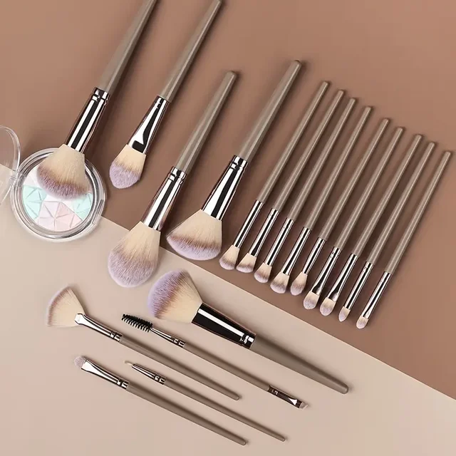 3-20PCS Makeup Brushes Set Eyeshadow Fluffy Foundation Concealer Blush Highlighter Storage Box Female Cosmetics Beauty Tools 6