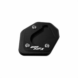 Motorcycle Kickstand Extension Enlarger Pad for Enhanced Stability and Support (Black for 800MT - X)