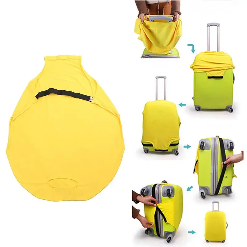 Luggage Cover Stretch Fabric Suitcase Protector Baggage Dust Case