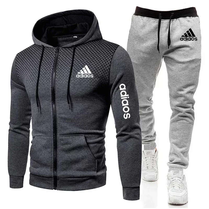 New Style Fashion Men Hoodie Fitness Gym Clothing Men Running Set Sportswear Jogger Men'smany Sorts Of Suit Sports - Image 4
