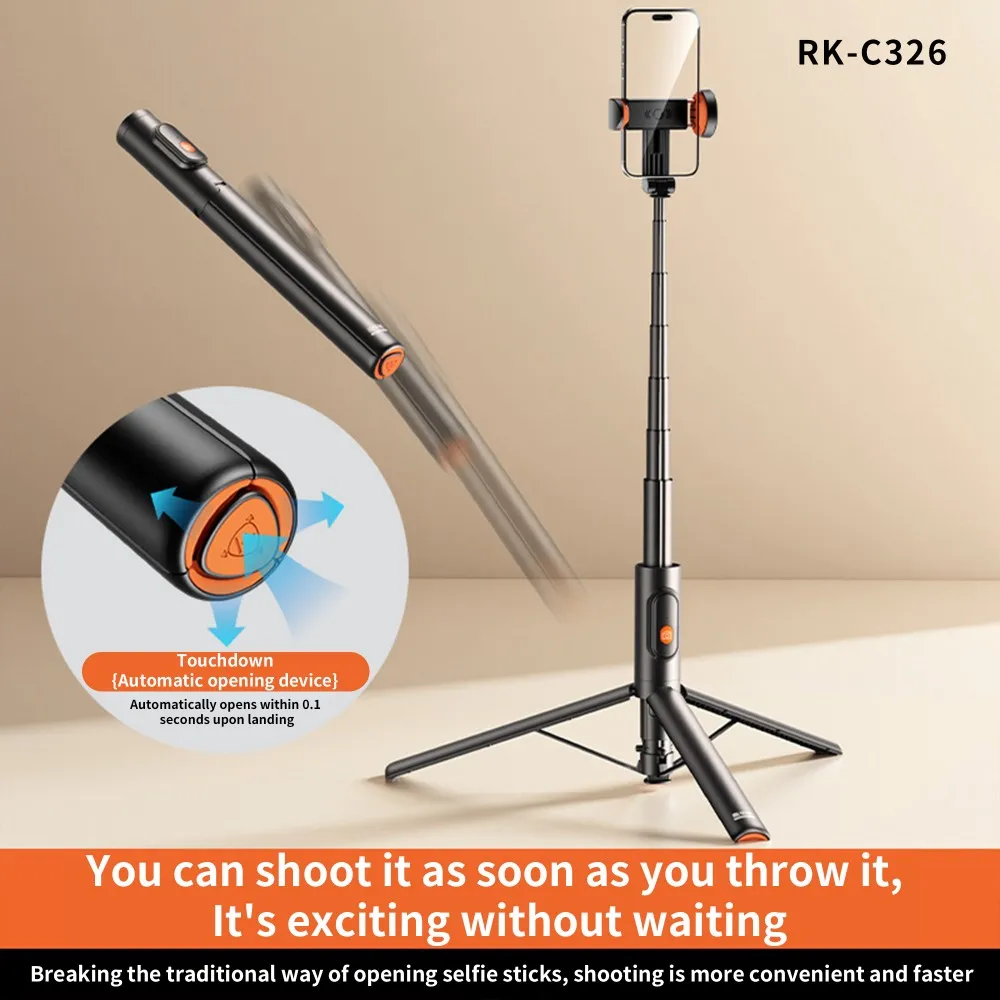 Portable Selfie Stick Tripod Telescopic Multifunctional Live Stand Remote Selfie for Smart Phones Outdoor Volg Live Streaming
