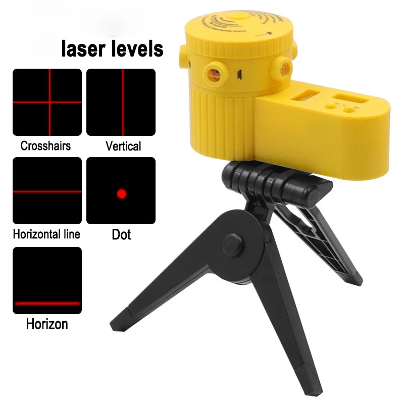 

Multifunctional Infrared Laser Level Meter Digital Display Level Ruler Portable Rotatable Tripod Linear Instrument Measure Tool