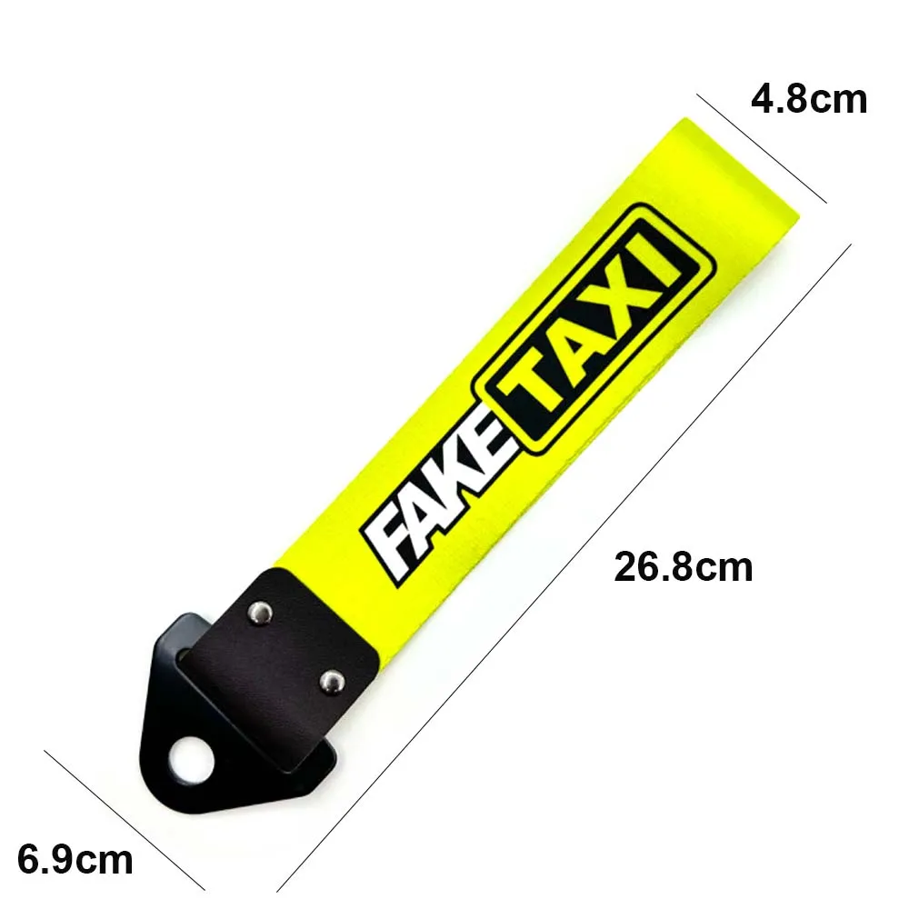 Nylon Tow Strap Car Tow Decoration Car Decoration Strap Car Tow Strap Car Accessories Strap Car Tow Hook JDM Accessories Tow Strap Belt Fashion Pendant Tow Rope Ribbon Trailer Rope Bumper Towing Strap Trailer Hook for Nos Honda Mugen