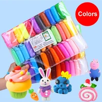 12 24 36 Color Modelling Clay Colorful Plasticine Super Light Clay Air Dry Polymer Slime Educational Toy Kid Girl Birthday Gift 1