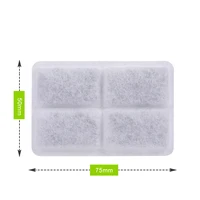 3PCS/4PCS Charcoal Water Filter and Sponge Filter set for Pet Fountain Dogs Cats Water Dispenser Pet Accessories 2