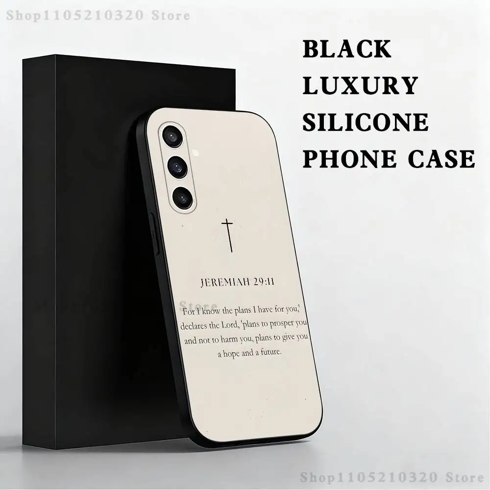 Divine Inspiration Black Soft Phone Case