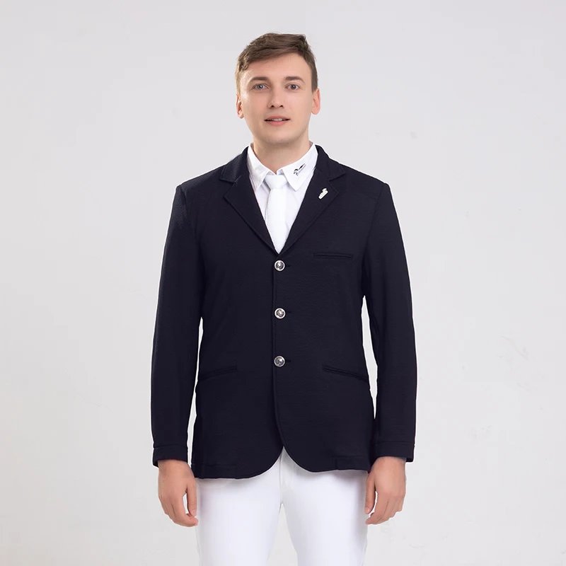 Cavpassion-Eyelet Knight's Knight Clothes for Men, Equestrian Equipment, Breathable Sun Protection, Summer Horse Riding Jacket