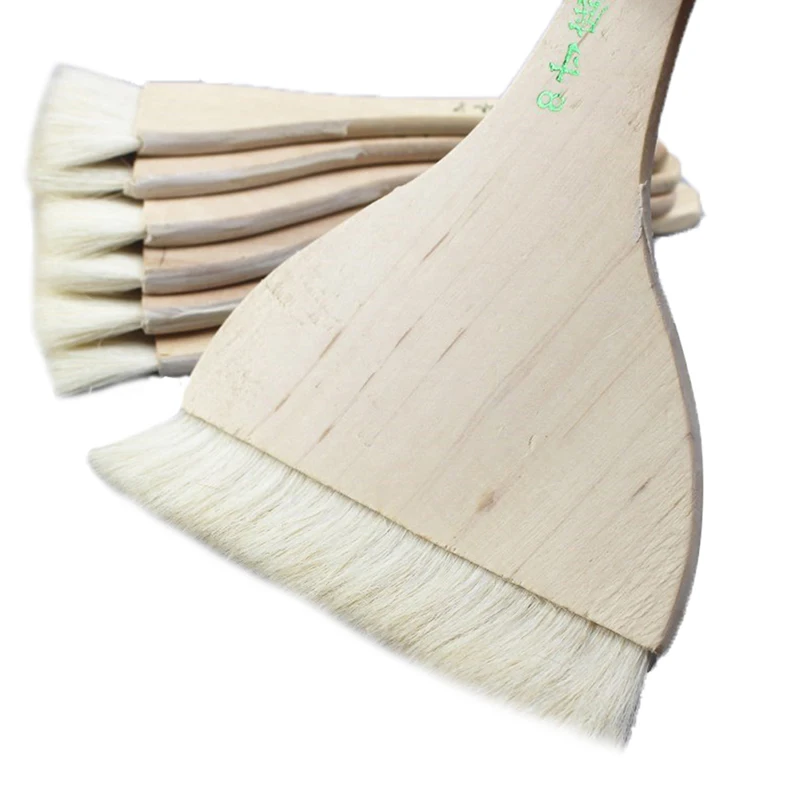 Pinceles de pintura de pelo de cabra de alta calidad, lijado suave para pared, pintura al óleo acrílica de acuarela, sum