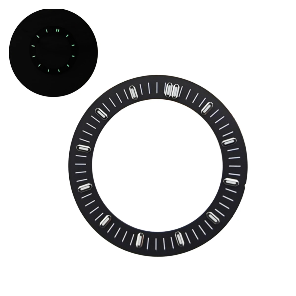 Enhanced Luminous Watch Dial - Green with Multiple Color Options, 31mm