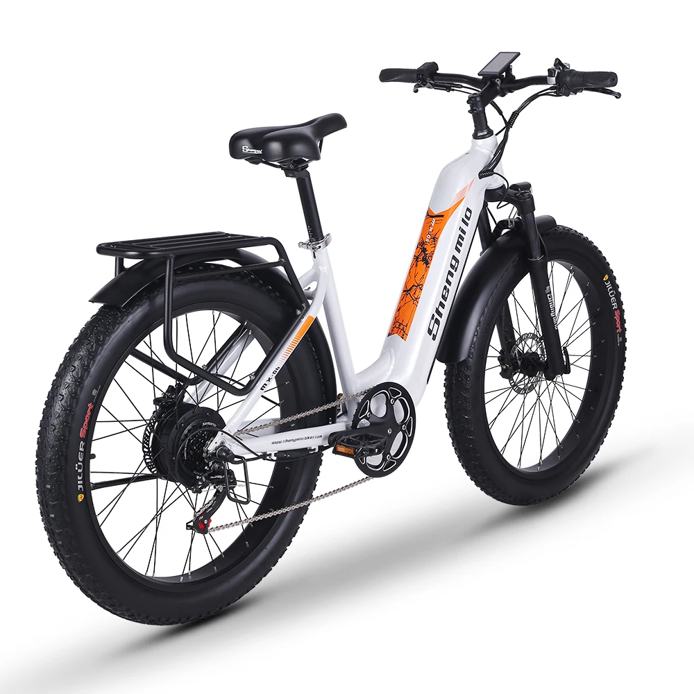 Shengmilo Città Ebike 1000W Bafang E-Bike 26 Pollici Bicicletta Elettrica Mx06 Electric Bike Bici Elettrica Adulto Elettrica Mountain Bike Fatbike  Fa