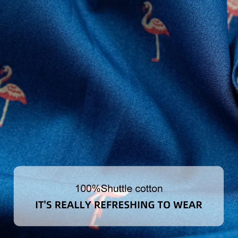 4PCS Men Boxers Male Underwear Man Boxer Shorts Breathable Print Briefs Loose Boxers Homewear Panties Casual Cotton Underpants