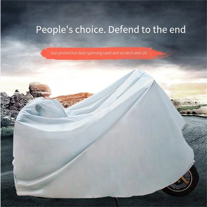 Motorcycle Cover Outdoor Indoor Protective Waterproof Bike Scooter Rain Dust UV Proof Sun Protection for Motorbike