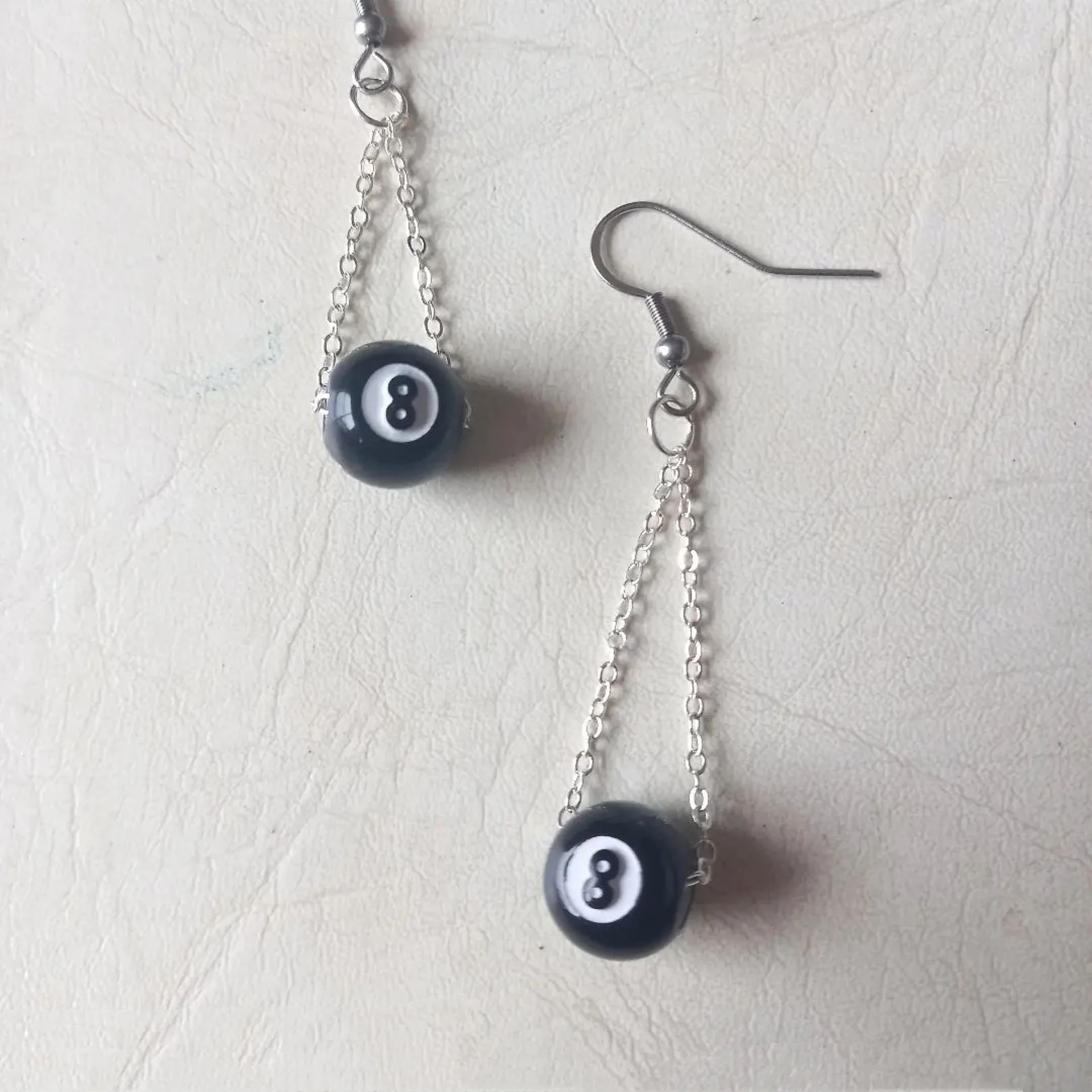 Aggregate 76+ 8 ball earrings latest 3tdesign.edu.vn