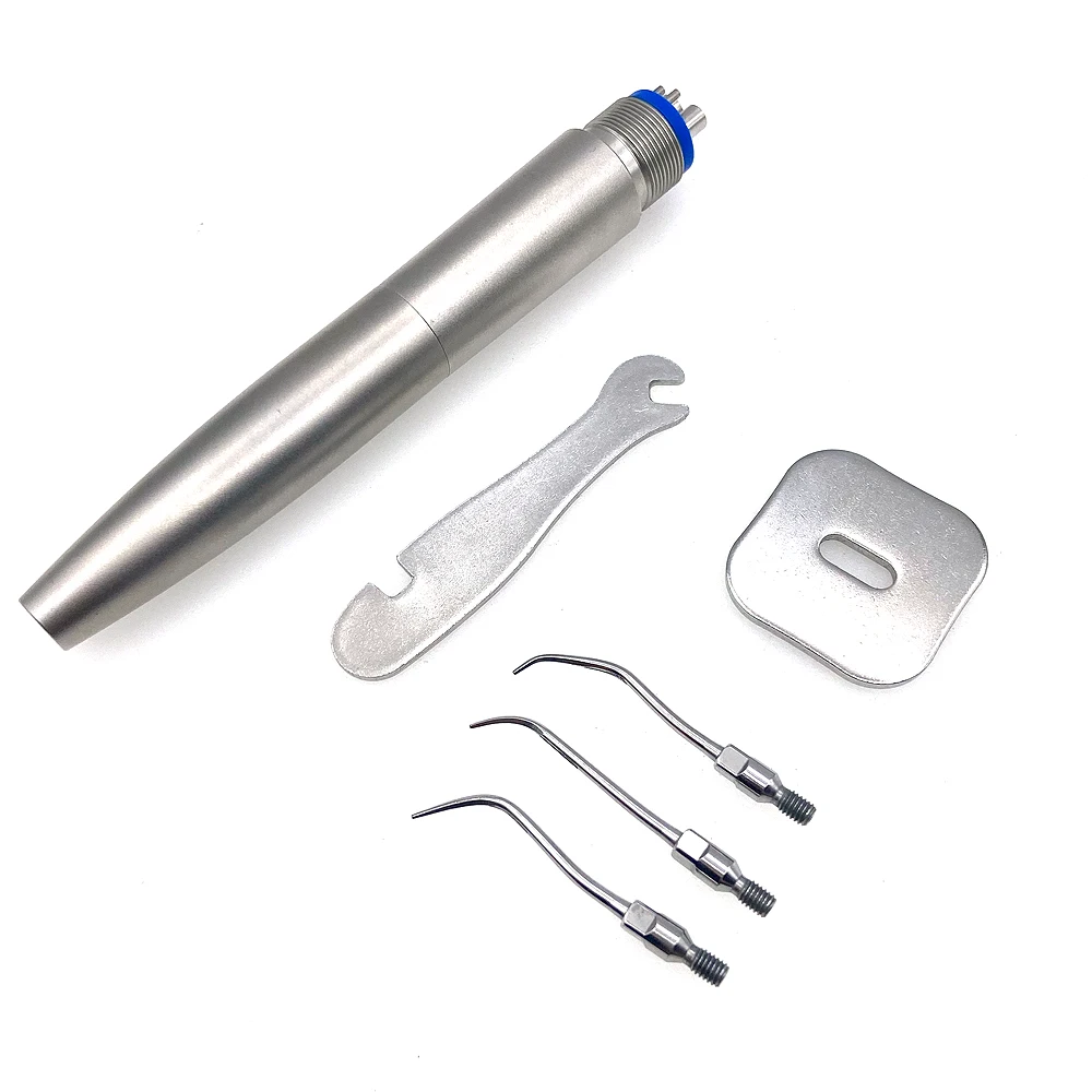 

Dental Air Scaler Handpiece with 3 Tips S1/S2/S3 Tooth Stains Remover Scaling Whitening Pen