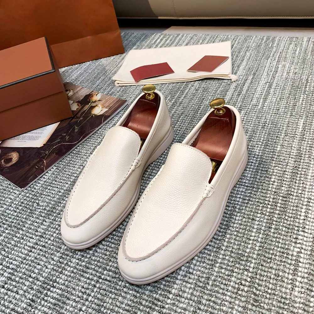 2024 summer new casual loafers a slip-on loafers High quality men's fashion casual shoes Flat shoes sneakers