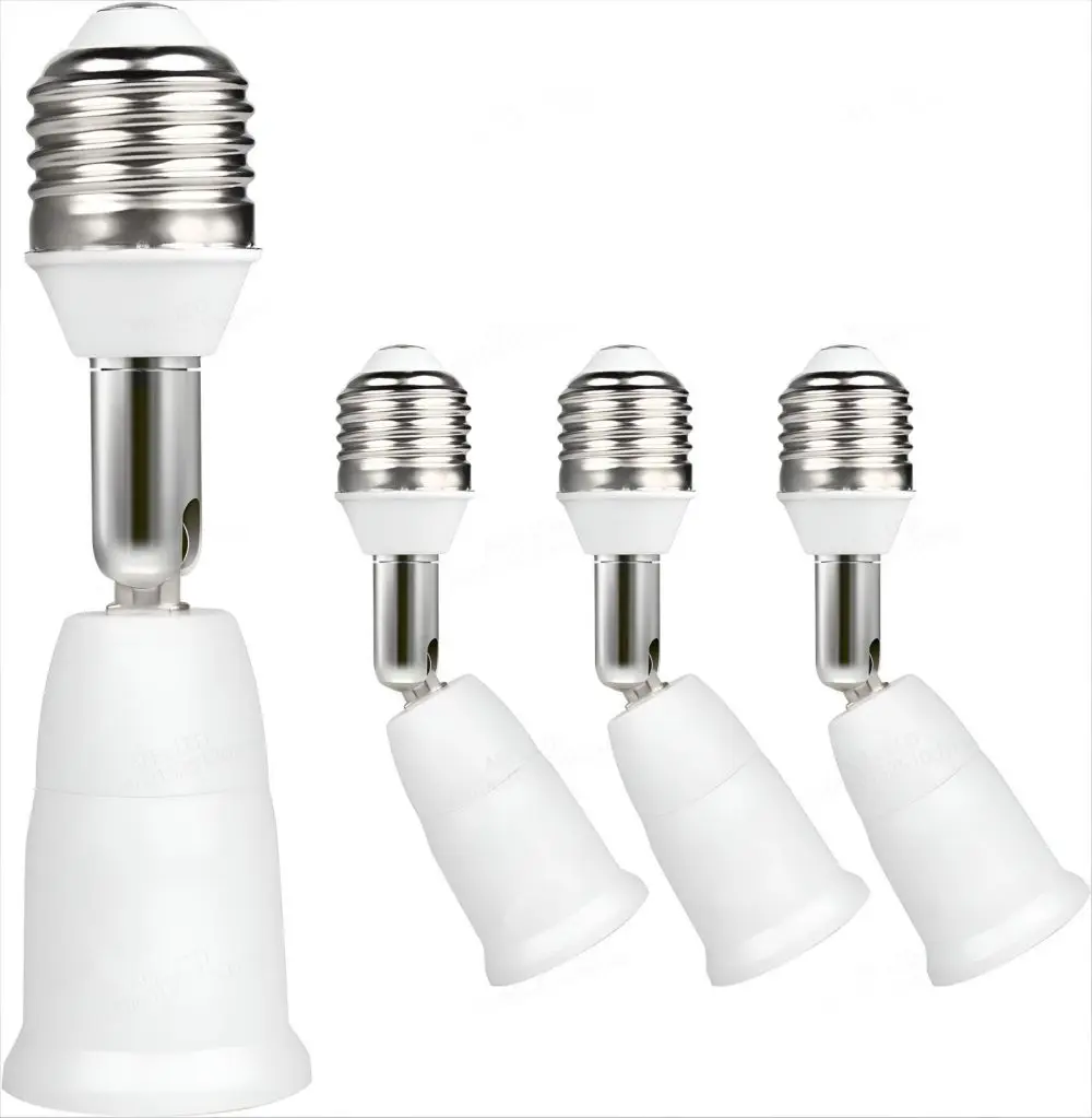 E27 TO E14 LED Bulb Lamp Holder 2 in 1/3 in 1/4 1/5 1 E27 Base Socket Splitter LED Lamp Socket Light Bulb Adapter Holder