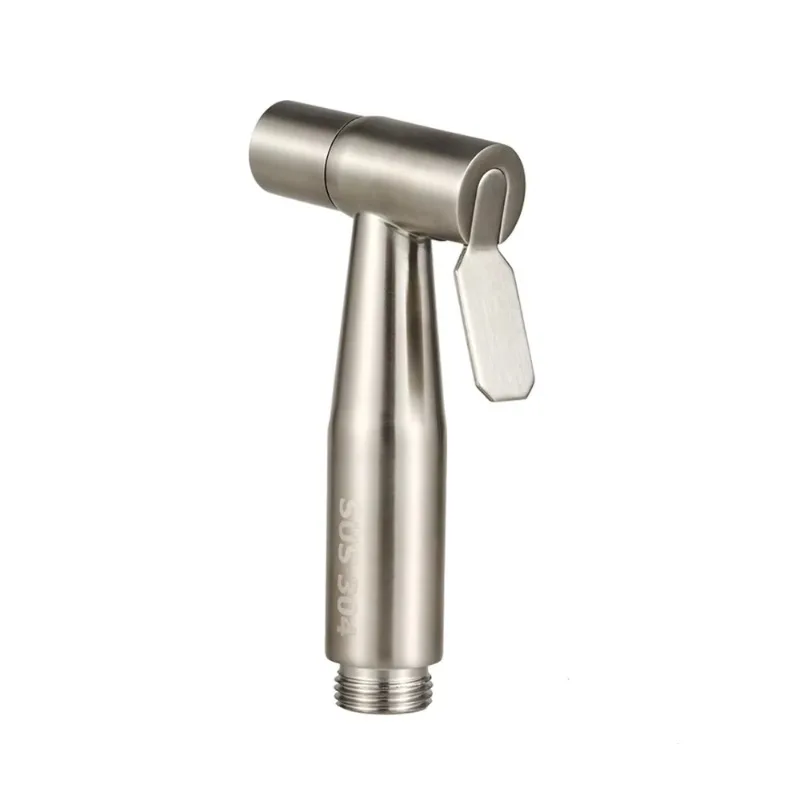 Stainless Steel Sprayer Gun Hand Protable Toilet Bidet Holder Handheld Faucet Home Bathroom Shower Head Self Cleaning Supplies