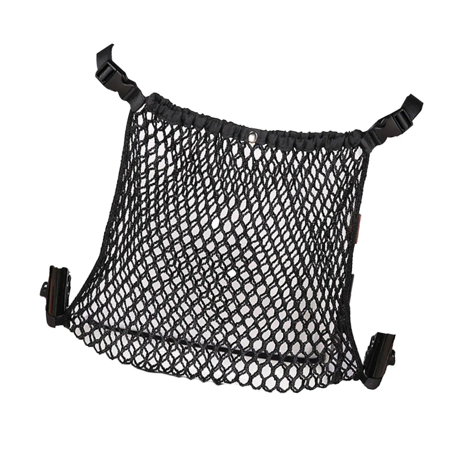 Baby Trolley Mesh Net Pocket Multi Function Bottle Diaper Storage Organizer