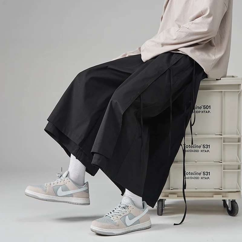 Mens Harem Joggers Men Cargo Pants Loose Hip Hop Casual Trousers for Fashion Men Woman Calf-Length Pants Streetwear casual pants