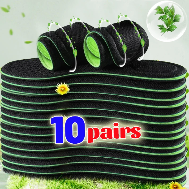 Soft Memory Foam Orthopedic Insoles 1-10Pairs Unisex Deodorizing Insole Shoes Sport Absorbs Sweat Antibacterial Shoe Accessories orthopedic insoles,shoe inserts