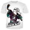 Disney Mighty Duck Helmet Children's Cartoon Pattern 3D Printed Men T-shirt Men's and Women's Tshirt Summer Men Clothing Tshirt 6