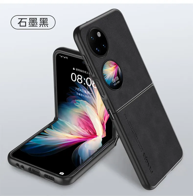 P50 Pocket S SheepSkin Leather Phone Case on for Huawei P60 Len Protection Men Female Birthday Gift Silicone Soft Washable Cover