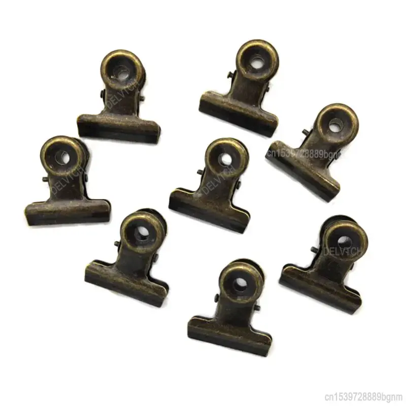 Pinces Bulldog 50 Pièces - Pince Métal Noir 22mm - Bureau, École, Artisanat