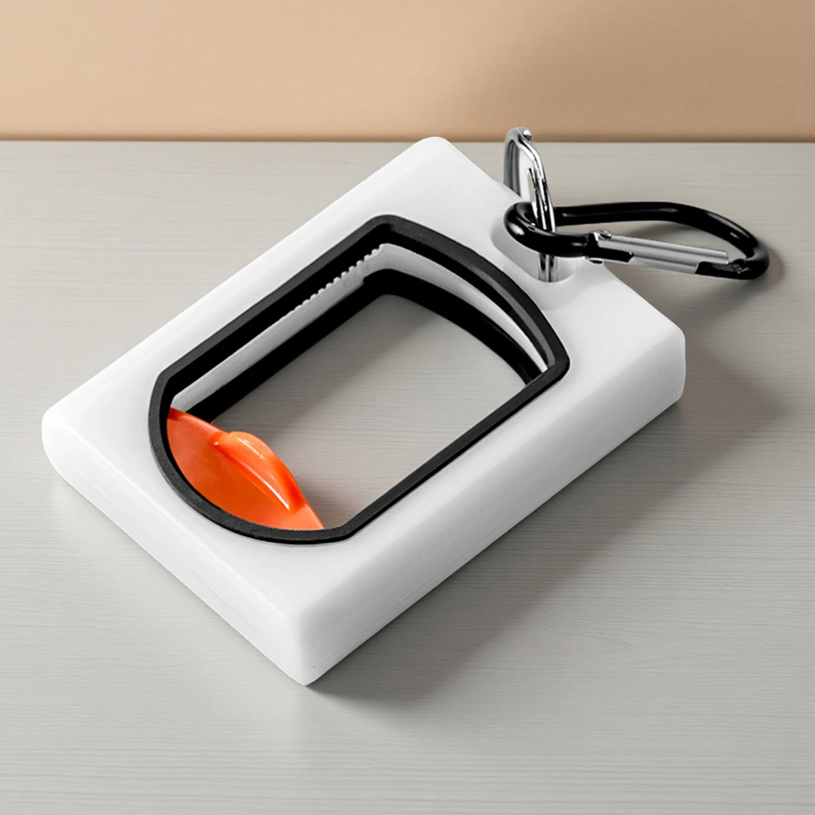 Square Cable Tie Organizer Portable Fluorescent Cable Tie Holder Reusable Cable Ties Storage Tool Electrical Wire Tie Organizer