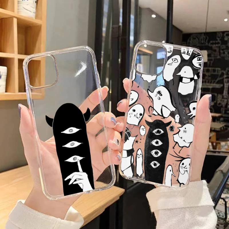 iphone 11 Pro Max  cover Goodnight Punpun Phone Case For iPhone 11 12 Mini 13 Pro XS Max X 8 7 6s Plus 5 SE XR Transparent Shell iphone 11 Pro Max clear case