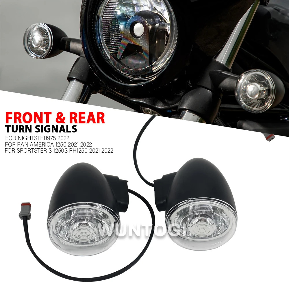 

Передние и задсветодиодный поворотники для мотоциклов, запасные фары для Sportster S 1250 S RH1250 Nightster 975 Pan America 1250 S